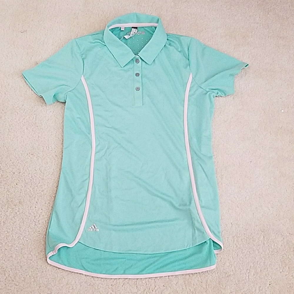 Mint Adidas Climacool Polo